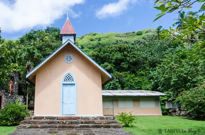 Chapelle de Hooumi à Nuku Hiva