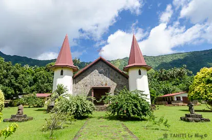 Eglise d'Hatiheu à Nuku Hiva