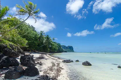 Plage de Tereia à Maupiti