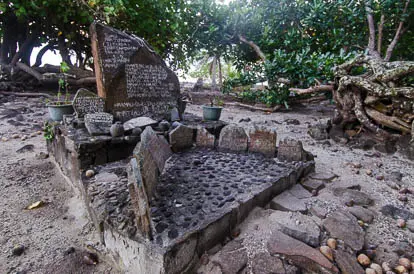 Marae royal de Vaiahu à Maupiti