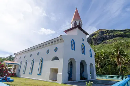 Temple à Raivavae aux Australes