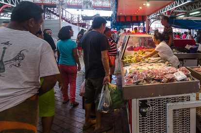 Poissonnerie du marché de Papeete à Papeete