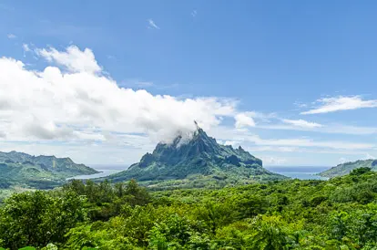 Photos de la Polynésie : Moorea baie de Cook