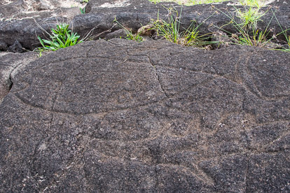 île de Pâques : Papa Vaka et ses pétroglyphes