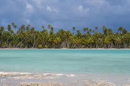 Mataiva : plage lagon et cocotiers
