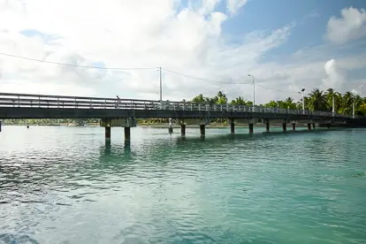 Mataiva : le pont