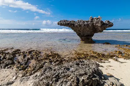 Mataiva: rocher des tortues